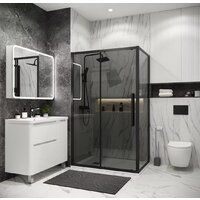 Душевой уголок Grossman Cosmo 120x90x195 120.K33.02.1290.21.10 (черный матовый/тонированное стекло) - Превью изображения №6 — Интернет-магазин samo.by