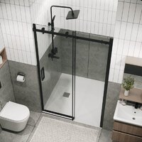 Душевая дверь Grossman Classic 100x195 100.K33.04.100.21.00 (черный матовый/стекло прозрачное) - Превью изображения №10 — Интернет-магазин samo.by