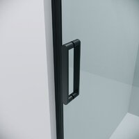Душевая дверь Grossman Classic 100x195 100.K33.04.100.21.00 (черный матовый/стекло прозрачное) - Превью изображения №3 — Интернет-магазин samo.by