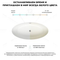 Ванна Wellsee Grand Prix 186x88,5 235601003 (отдельностоящая ванна белый глянец, экран, ножки, сифон-автомат матовый черный) - Превью изображения №7 — Интернет-магазин samo.by