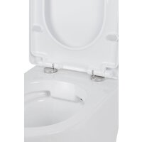 Унитаз подвесной Roxen Antares 530185-02 в комплекте с инсталляцией StounFix Dual Fresh 6 в 1 966774 (кнопка: серый гранит) - Превью изображения №7 — Интернет-магазин samo.by