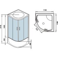 Душевая кабина WeltWasser WW500 Emmer 11055 - Превью изображения №14 — Интернет-магазин samo.by