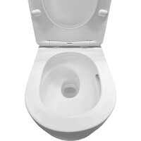 Унитаз подвесной Roxen Vortex Tornado в комплекте с инсталляцией StounFix Dual Fresh 6 в 1 868502 (кнопка: черный матовая) - Превью изображения №9 — Интернет-магазин samo.by