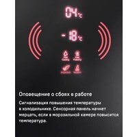 Холодильник MAUNFELD MFF200NFBE - Превью изображения №21 — Интернет-магазин samo.by