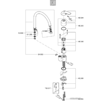 Смеситель Grohe Euroeco 32752000 - Превью изображения №3 — Интернет-магазин samo.by