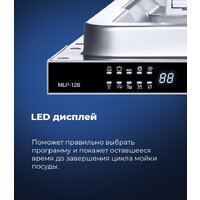 Встраиваемая посудомоечная машина MAUNFELD MLP 12B - Превью изображения №14 — Интернет-магазин samo.by