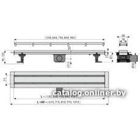 Трап/канал Alcaplast APZ13-DOUBLE9-550 - Превью изображения №2 — Интернет-магазин samo.by