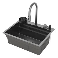 Кухонная мойка Roxen Stage Plus 560250-60B многофункциональная 8 в 1 (60*48/графит) - Превью изображения №4 — Интернет-магазин samo.by