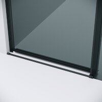 Душевая дверь Grossman Classic 100x195 100.K33.04.100.21.10 (черный матовый/стекло тонированное) - Превью изображения №6 — Интернет-магазин samo.by