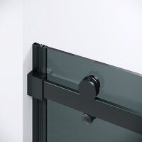 Душевая дверь Grossman Classic 100x195 100.K33.04.100.21.10 (черный матовый/стекло тонированное) - Превью изображения №4 — Интернет-магазин samo.by