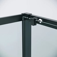 Душевой уголок Grossman Cosmo 100х100х195 120.K33.02.1010.21.00 (черный матовый/стекло прозрачное) - Превью изображения №4 — Интернет-магазин samo.by