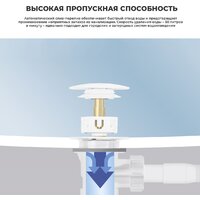 Сифон Wellsee Useful Extras 231913000 (белый/матовый белый) - Превью изображения №6 — Интернет-магазин samo.by