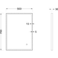  Roxen Зеркало Sigma 510210-50GM 50x70 - Превью изображения №6 — Интернет-магазин samo.by
