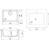 Кухонная мойка Roxen Gap 360270-54VB - Превью изображения №3 — Интернет-магазин samo.by