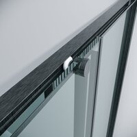 Душевой уголок Grossman Galaxy 90x80x195 300.K33.01.9080.42.00 (графит сатин/прозрачное стекло) - Превью изображения №5 — Интернет-магазин samo.by