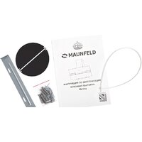 Кухонная вытяжка MAUNFELD Mersey 90 (нержавеющая сталь\черное стекло) - Превью изображения №16 — Интернет-магазин samo.by
