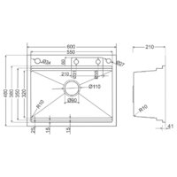 Кухонная мойка Roxen Stage Plus 560250-60-S многофункциональная 8 в 1 (60*48/текстурный сатин) - Превью изображения №22 — Интернет-магазин samo.by