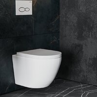 Унитаз подвесной Roxen Antares 530185-02 в комплекте с инсталляцией StounFix Dual Fresh 6 в 1 966464 (кнопка: бежевый) - Превью изображения №8 — Интернет-магазин samo.by