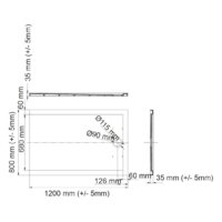 Душевой поддон Wasserkraft Abens 20T06 - Превью изображения №2 — Интернет-магазин samo.by