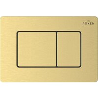 Унитаз подвесной Roxen Royal Matt в комплекте с инсталляцией StounFix Dual Fresh 6 в 1 968299 (кнопка: брашированное золото) - Превью изображения №2 — Интернет-магазин samo.by
