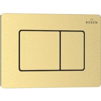 Унитаз подвесной Roxen Royal Matt в комплекте с инсталляцией StounFix Dual Fresh 6 в 1 968299 (кнопка: брашированное золото) - Превью изображения №3 — Интернет-магазин samo.by