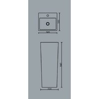 Умывальник SantiLine SL-4010 - Превью изображения №2 — Интернет-магазин samo.by