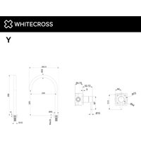 Смеситель Whitecross Y1219GLB (брашированное золото) - Превью изображения №2 — Интернет-магазин samo.by