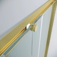 Душевой уголок Grossman Galaxy 90x90x195 300.K33.01.9090.32.00 (золото сатин/прозрачное стекло) - Превью изображения №5 — Интернет-магазин samo.by