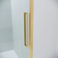 Душевой уголок Grossman Cosmo 110x100x195 120.K33.02.1110.32.00 (золото сатин/стекло прозрачное) - Превью изображения №2 — Интернет-магазин samo.by