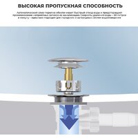 Сифон Wellsee Useful Extras 231911000 (белый/хром) - Превью изображения №6 — Интернет-магазин samo.by