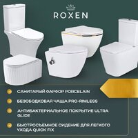 Унитаз подвесной Roxen Martin в комплекте с инсталляцией StounFix Dual Fresh 6 в 1 968524 (кнопка: белый/хром) - Превью изображения №14 — Интернет-магазин samo.by