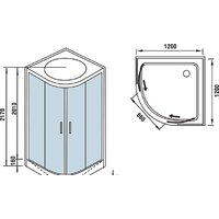 Душевая кабина WeltWasser WW500 Emmer 12015 - Превью изображения №17 — Интернет-магазин samo.by