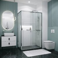 Душевой уголок Grossman Style 110x90x195 120.K33.05.1190.10.00 (хром/прозрачное стекло) - Превью изображения №8 — Интернет-магазин samo.by
