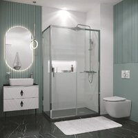 Душевой уголок Grossman Style 110x90x195 120.K33.05.1190.10.00 (хром/прозрачное стекло) - Превью изображения №9 — Интернет-магазин samo.by
