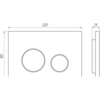 Панель смыва Geberit Sigma 21 115.884.JM.1 (серый) - Превью изображения №3 — Интернет-магазин samo.by