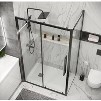 Душевой уголок Grossman Cosmo 120x80x195 120.K33.02.1280.42.00 (графит сатин/прозрачное стекло) - Превью изображения №9 — Интернет-магазин samo.by