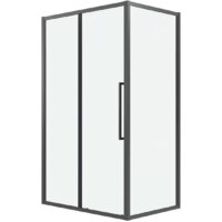 Grossman Cosmo 120x80x195 120.K33.02.1280.42.00 (графит сатин/прозрачное стекло)