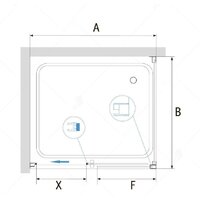 Душевой уголок RGW PA-76 35087662-11 160x120 (хром/прозрачное стекло) - Превью изображения №2 — Интернет-магазин samo.by