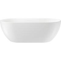 Ванна Wellsee Chic Riviera 179x84,5 236803003 (отдельностоящая ванна белый глянец, экран, ножки, сифон-автомат матовый черный) - Превью изображения №3 — Интернет-магазин samo.by