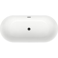 Ванна Wellsee Chic Riviera 179x84,5 236803003 (отдельностоящая ванна белый глянец, экран, ножки, сифон-автомат матовый черный) - Превью изображения №4 — Интернет-магазин samo.by