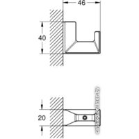 Крючок для ванны Grohe 40782000 - Превью изображения №2 — Интернет-магазин samo.by