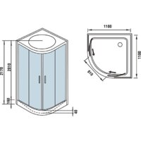 Душевая кабина WeltWasser WW500 Emmer 11015 - Превью изображения №17 — Интернет-магазин samo.by