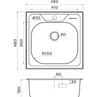 Кухонная мойка Omoikiri Saru 48 IN - Превью изображения №5 — Интернет-магазин samo.by
