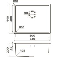 Кухонная мойка Omoikiri Tadzava 54-U/I-GM Ultra 4993267 (вороненая сталь) - Превью изображения №6 — Интернет-магазин samo.by