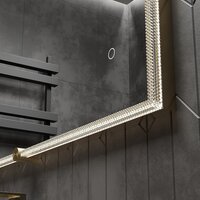  Roxen Зеркало Cler c подсветкой 510010-60 (60x80) в рельефной полимерной раме - Превью изображения №5 — Интернет-магазин samo.by