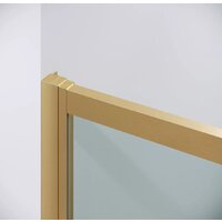 Душевой уголок Grossman Cosmo 120x80x195 120.K33.02.1280.32.00 (золото сатин/прозрачное стекло) - Превью изображения №5 — Интернет-магазин samo.by