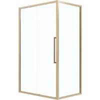 Grossman Cosmo 120x80x195 120.K33.02.1280.32.00 (золото сатин/прозрачное стекло)
