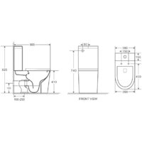 Унитаз напольный Grossman GR-4450SQ - Превью изображения №5 — Интернет-магазин samo.by