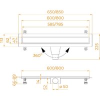 Трап/канал RGW Drain Leo-21 60212180-01 - Превью изображения №6 — Интернет-магазин samo.by