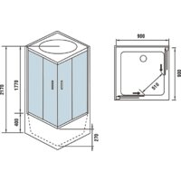 Душевая кабина WeltWasser WW500 Aller 902 - Превью изображения №11 — Интернет-магазин samo.by